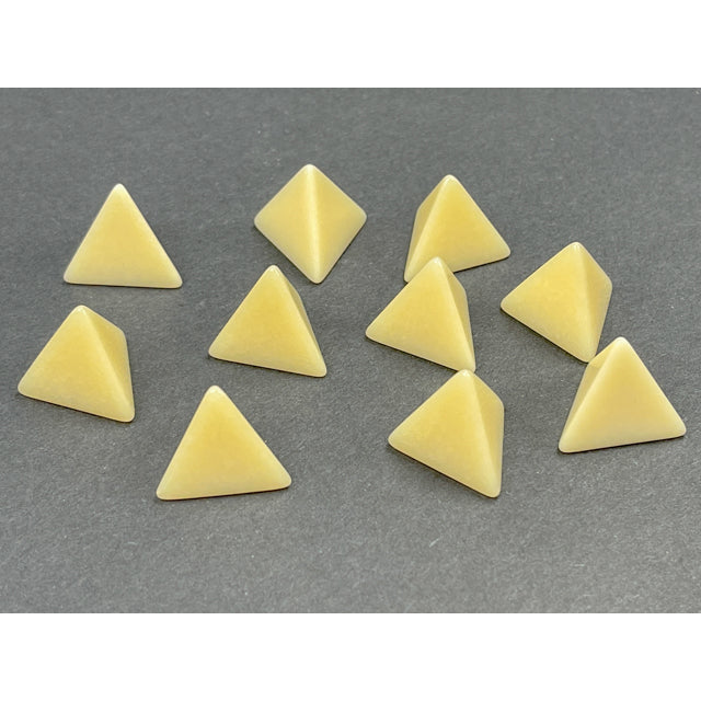 CHX 29041 Opaque Polyhedral Bag of 10 Blank Ivory d4 Dice