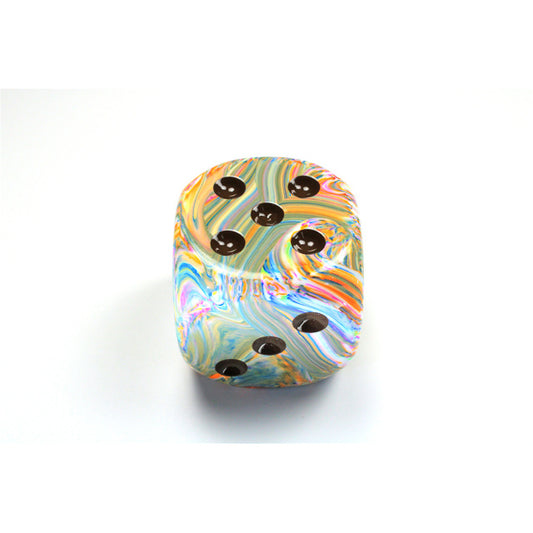 CHX DF5061 Festive Vibrant/brown 50mm d6 dice w/pips