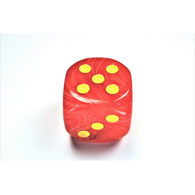CHX DH5023 Ghostly Glow Orange/yellow 50mm d6 dice w/pips