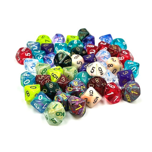 CHX LE916 Bag of 50  Assorted Loose Mini-hedral d10s - 1st Release