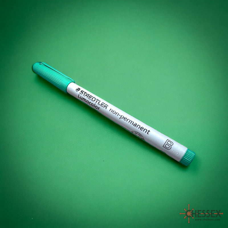 CHX 03125 Water Soluble Single Green Marker Broad-Tip