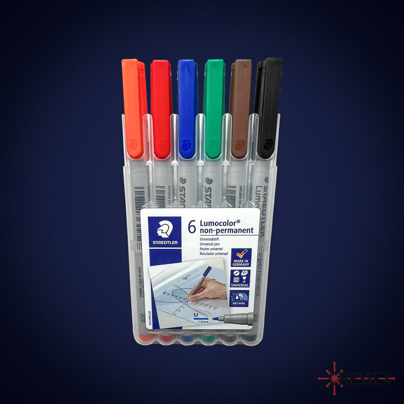 CHX 03156 Water Soluble 6-Pack Markers Medium-Tip