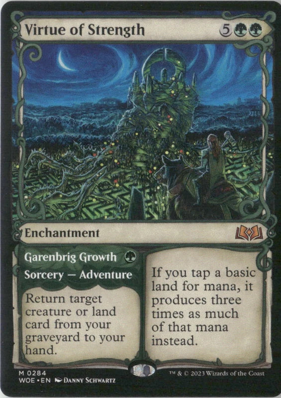 Scan Image | Virtue of Strength (Showcase) - Wilds of Eldraine | [D5A16F68]