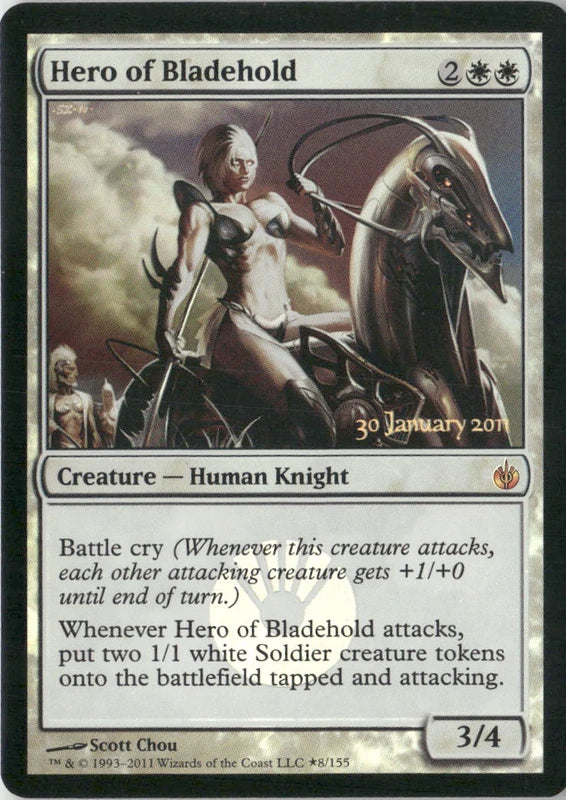 Scan Image | Hero of Bladehold - Prerelease Cards | [B45A57CC]