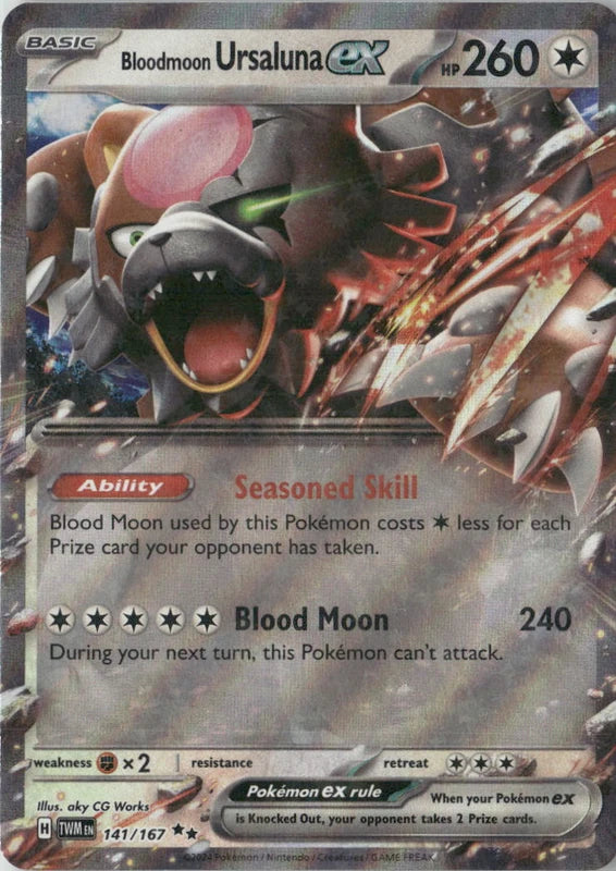 Bloodmoon Ursaluna ex - 141/167 - SV06: Twilight Masquerade