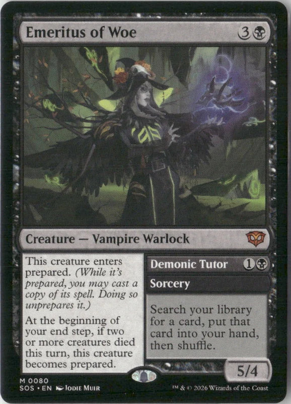 Scan Image | Emeritus of Woe - Secrets of Strixhaven | [E0BC9C13]