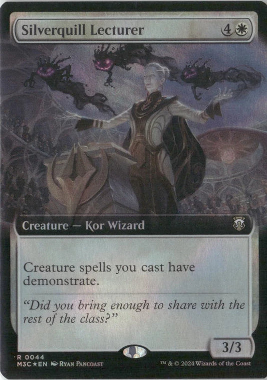 Scan Image | Silverquill Lecturer (Extended Art) (Ripple Foil) - Commander: Modern Horizons 3 | [895B9314]
