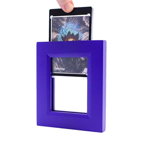 Frameamajigs Collectable Card Frame - Purple (for Magic, Pokémon, Lorcana, Sport, 35pt)
