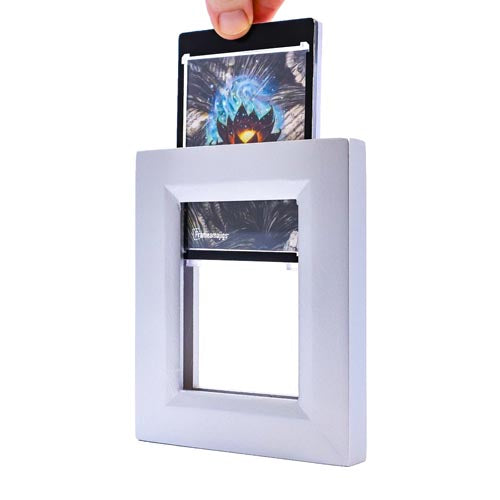 Frameamajigs Collectable Card Frame - Silver (for Magic, Pokémon, Lorcana, Sport, 35pt)