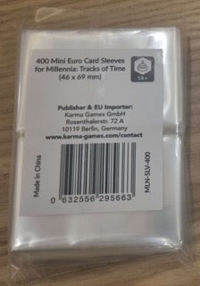 400 Mini Euro Card Sleeves for Millennia: Tracks of Time (46 x 69 mm)