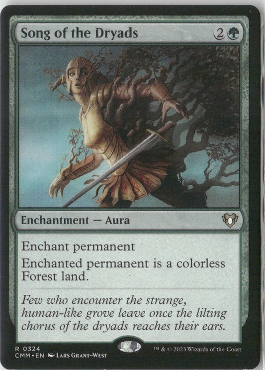 Scan Image | Song of the Dryads - Commander Masters | [6D38D692]