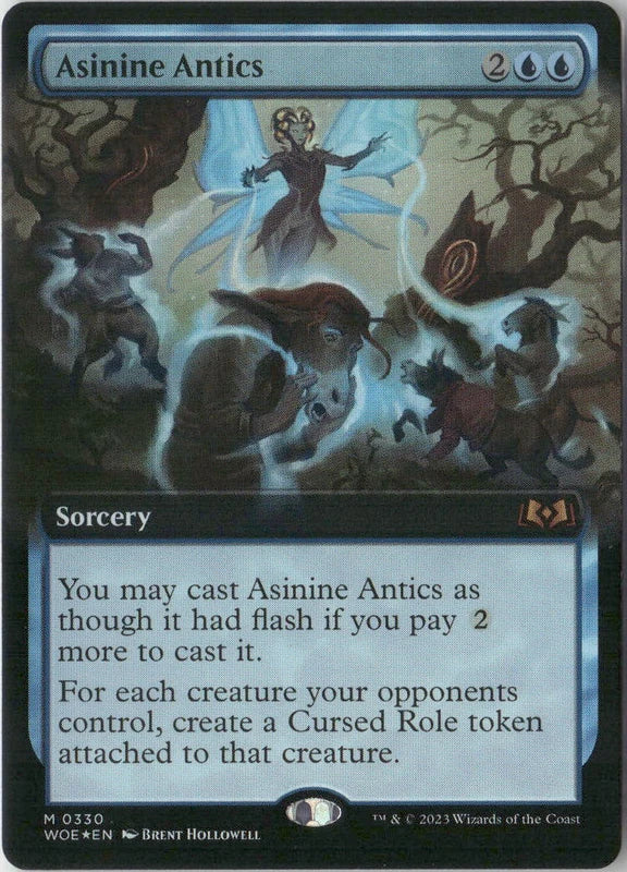 Scan Image | Asinine Antics (Extended Art) - Wilds of Eldraine | [1505A242]