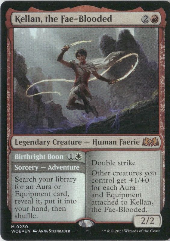 Scan Image | Kellan, the Fae-Blooded - Wilds of Eldraine | [E942364A]