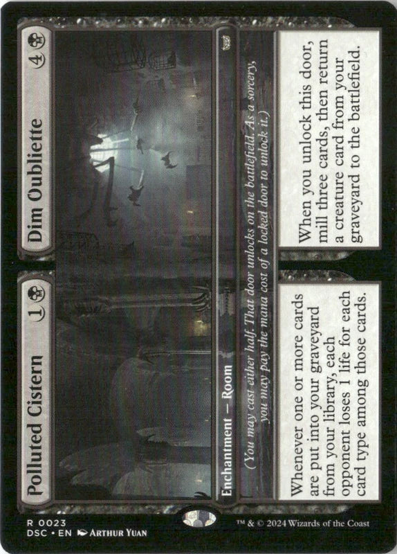 Polluted Cistern // Dim Oubliette - Commander: Duskmourn: House of Horror