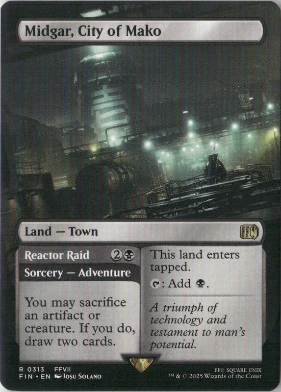 Scan Image | Midgar, City of Mako (Borderless) - FINAL FANTASY | [8FD5B431]