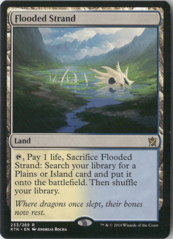 Scan Image | Flooded Strand - Khans of Tarkir | [7C7F05CF]