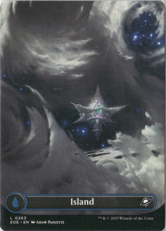 Scan Image | Island (0263) (Borderless) - Edge of Eternities | [99B73413]