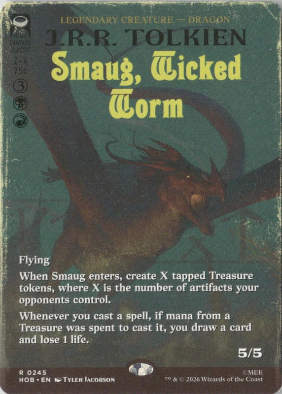 Scan Image | Smaug, Wicked Worm (Borderless) - The Hobbit | [D8623FB3]