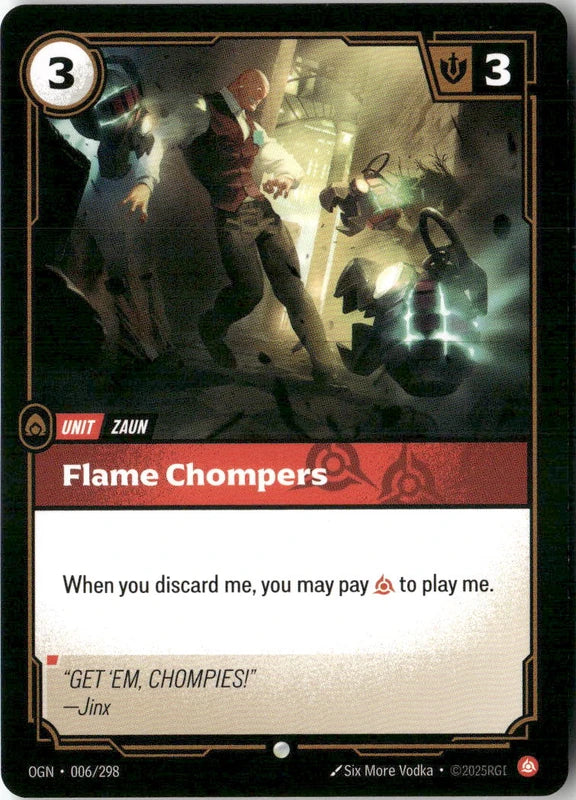 Flame Chompers - Origins