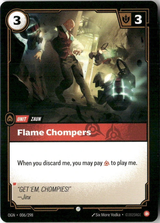 Flame Chompers - Origins