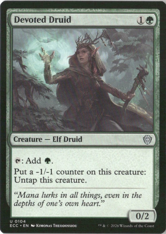 Devoted Druid - Commander: Lorwyn Eclipsed
