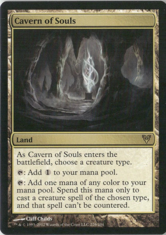 Scan Image | Cavern of Souls - Avacyn Restored | [555A56FA]
