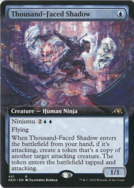 Scan Image | Thousand-Faced Shadow (Extended Art) - Kamigawa: Neon Dynasty | [E6016857]