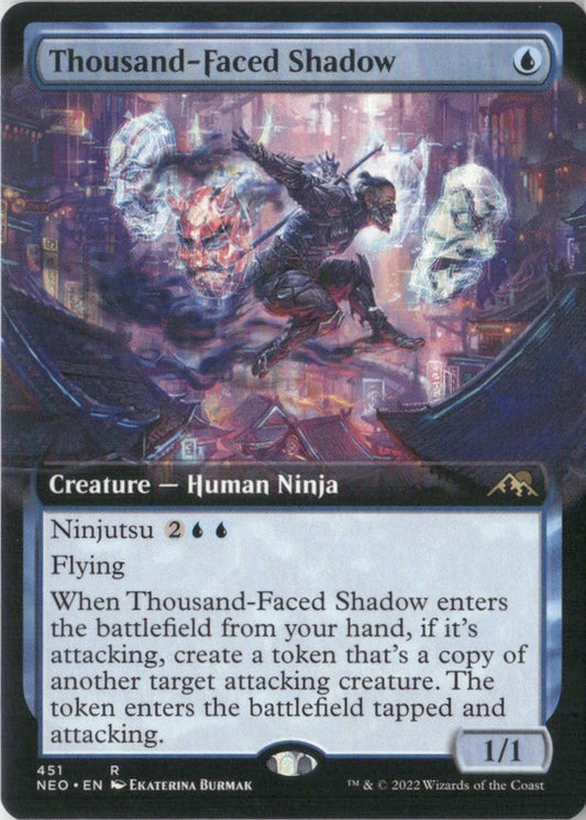 Scan Image | Thousand-Faced Shadow (Extended Art) - Kamigawa: Neon Dynasty | [E6016857]