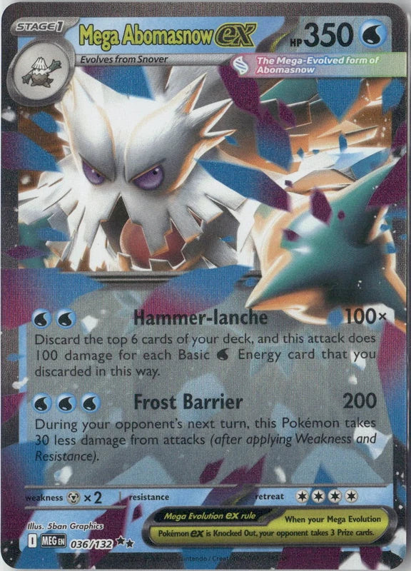Mega Abomasnow ex - 036/132 - ME01: Mega Evolution