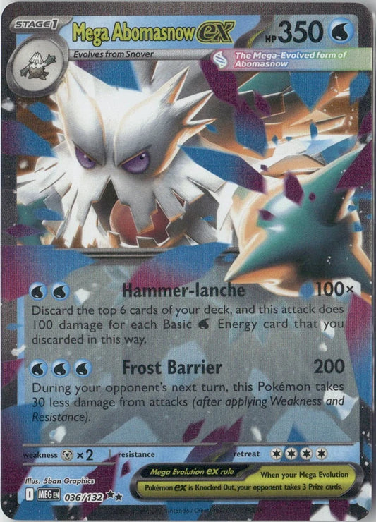 Mega Abomasnow ex - 036/132 - ME01: Mega Evolution
