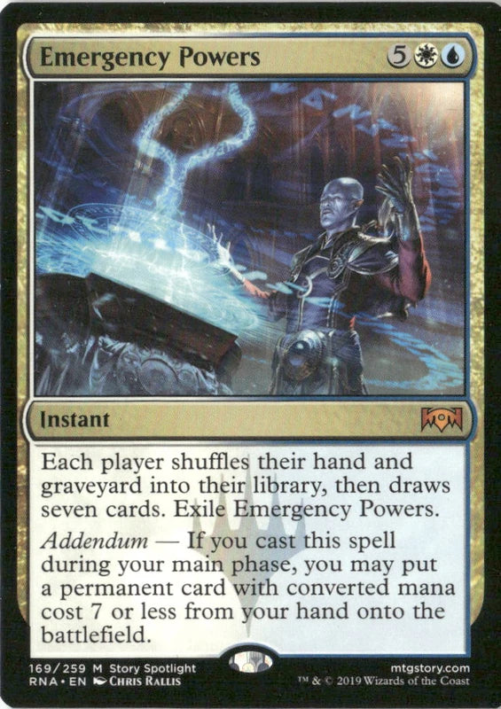 Emergency Powers - Ravnica Allegiance