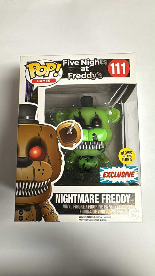 Five Nights at Freddy's - Nightmare Freddy (Glow) Pop Vinyl #111