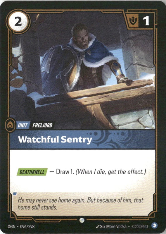 Watchful Sentry - Origins