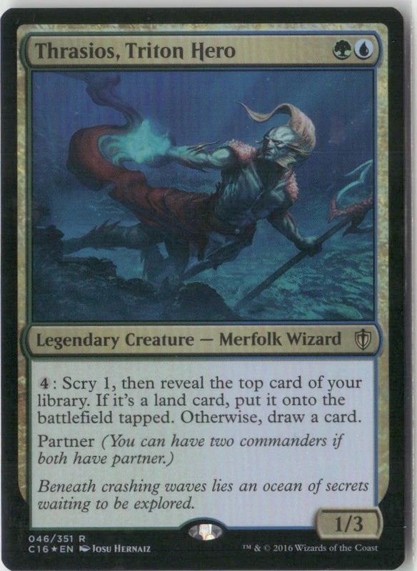 Scan Image | Thrasios, Triton Hero - Commander 2016 | [113F90DA]