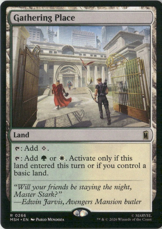 Scan Image | Gathering Place - Marvel Super Heroes | [30B3D61F]