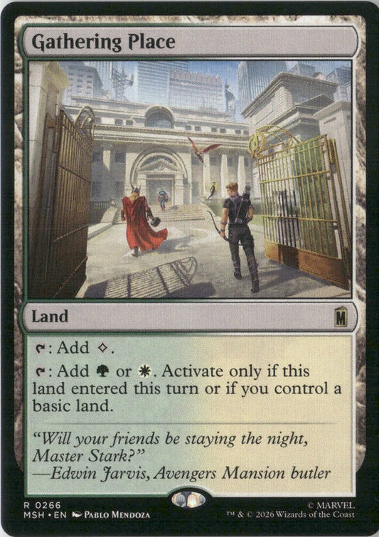 Scan Image | Gathering Place - Marvel Super Heroes | [30B3D61F]