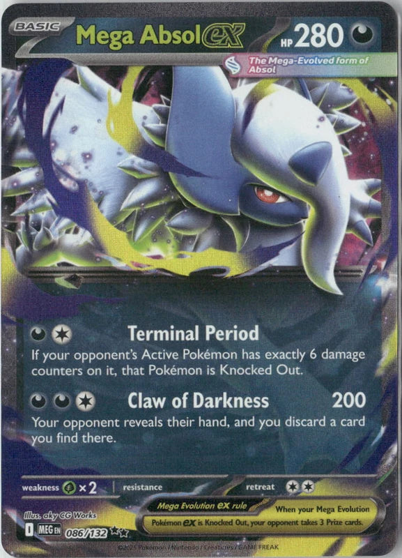Mega Absol ex - 086/132 - ME01: Mega Evolution