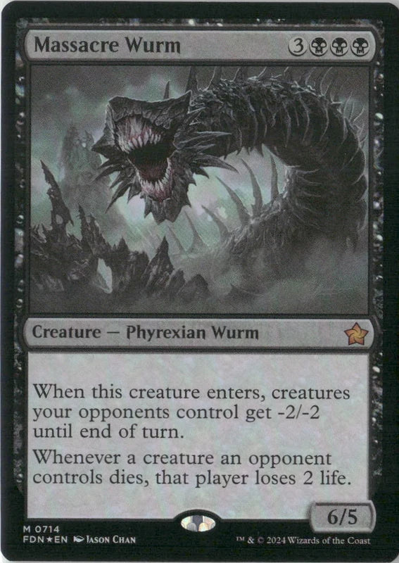 Scan Image | Massacre Wurm (0714) - Foundations | [02D23C24]