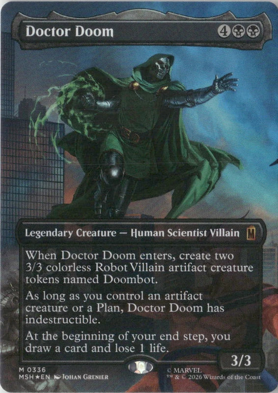 Scan Image | Doctor Doom (Borderless) (0336) - Marvel Super Heroes | [13AE416F]