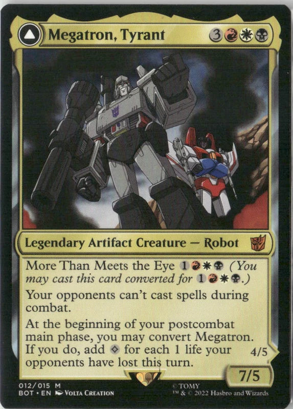 Scan Image | Megatron, Tyrant - Universes Beyond: Transformers | [108AB917]