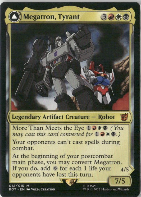Scan Image | Megatron, Tyrant - Universes Beyond: Transformers | [108AB917]