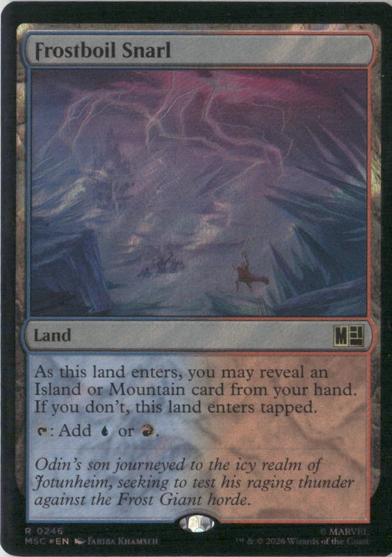 Scan Image | Frostboil Snarl (Surge Foil) - Commander: Marvel Super Heroes | [C1AA93BD]