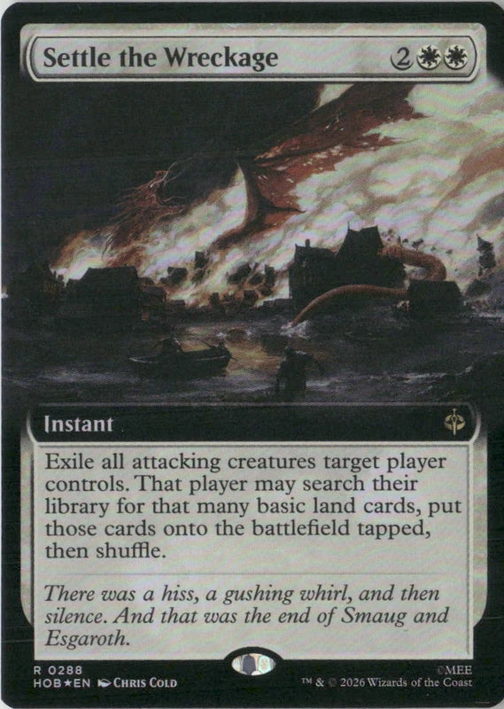 Scan Image | Settle the Wreckage (Extended Art) - The Hobbit | [DAA2D34D]