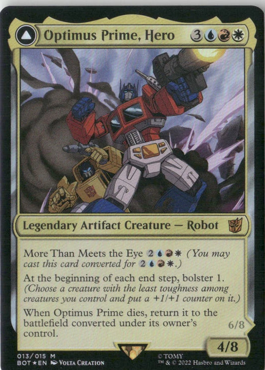 Scan Image | Optimus Prime, Hero - Universes Beyond: Transformers | [6D80A3FD]
