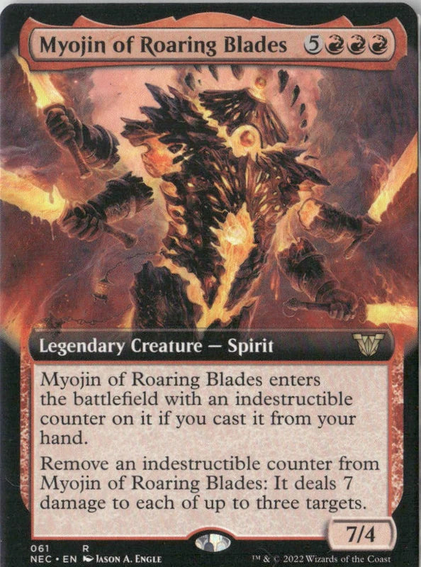 Myojin of Roaring Blades (Extended Art) - Commander: Kamigawa: Neon Dynasty