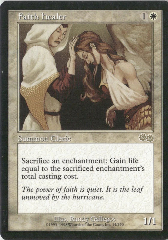 Scan Image | Faith Healer - Urza's Saga | [E03213AC]