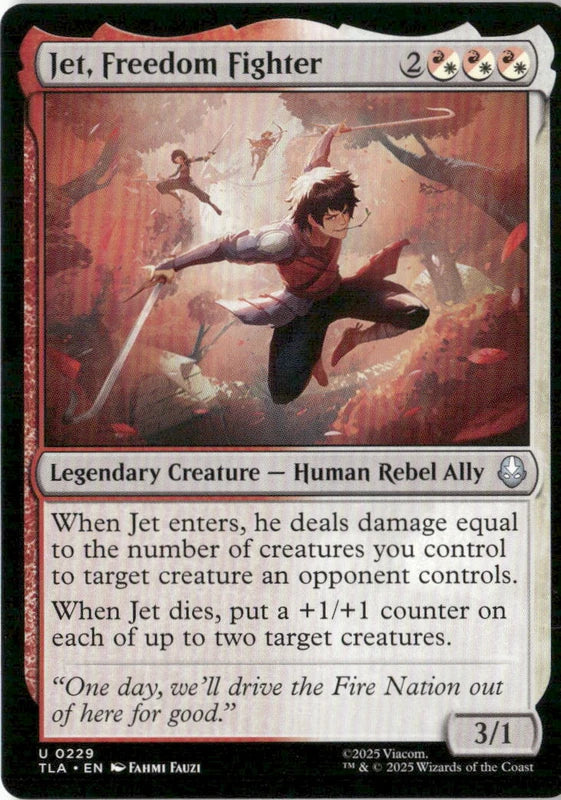 Jet, Freedom Fighter - Avatar: The Last Airbender