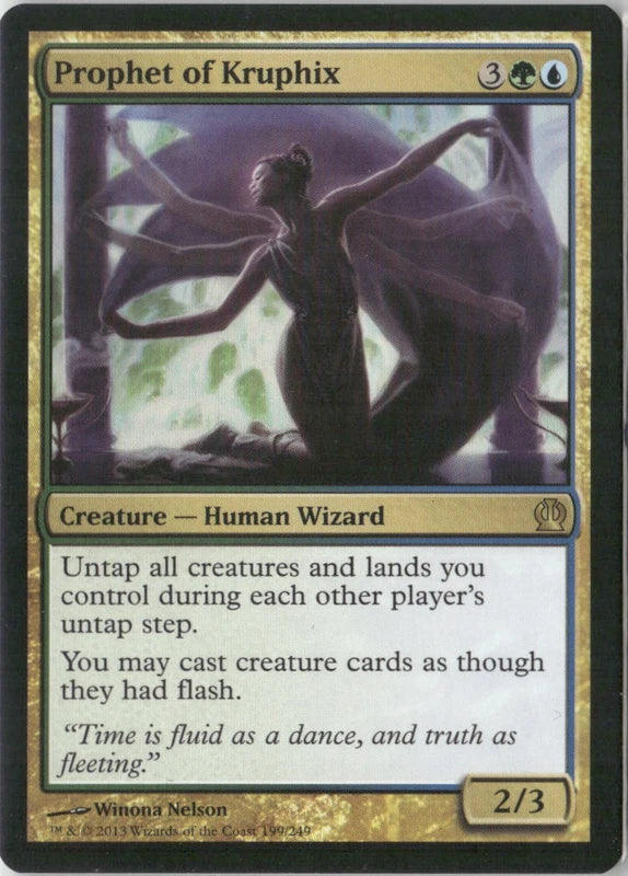 Scan Image | Prophet of Kruphix - Theros | [A4C3DF9E]