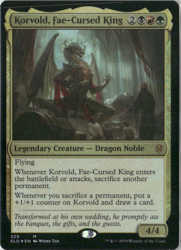 Scan Image | Korvold, Fae-Cursed King - Throne of Eldraine | [66D032A8]