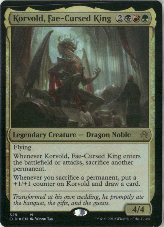 Scan Image | Korvold, Fae-Cursed King - Throne of Eldraine | [66D032A8]
